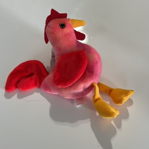 TY Beanie Baby * Strut the Rooster * Date of birth: March 8, 1996 - Picture 8 of 12